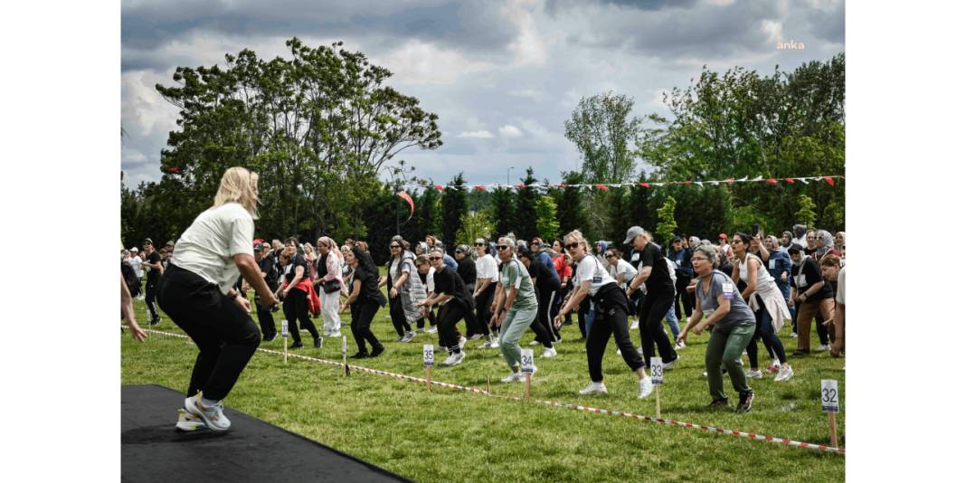 Başkentte kadınlar rekor için ter döktü: 500 kadınla Guinness’e doğru 2